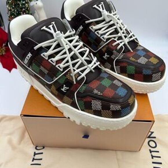 Men’s Louis Vuitton X Murakami trainer sneakers size 10 fits 11 US made in Italy - Picture 3 of 12